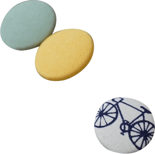 装飾：ボタンの写真